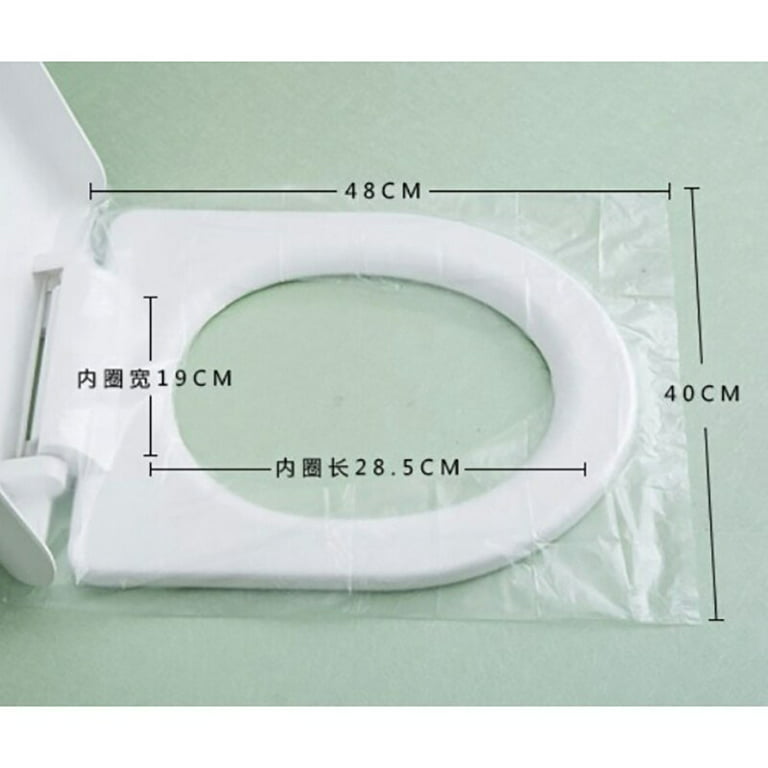10Pcs/Lot Travel Safety Plastic Disposable Toilet Seat Cover Waterproof 